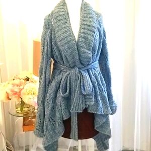 Marella long cardigan with belt